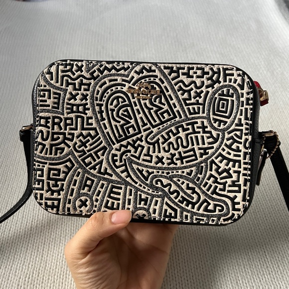 Coach Disney Mickey Mouse X Keith Haring Mini Camera Bag - Picture 2 of 4
